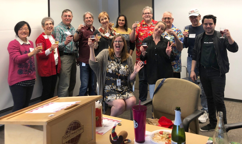 A toast to a  happy and successful 2019! - Golden Triangle Toastmasters
